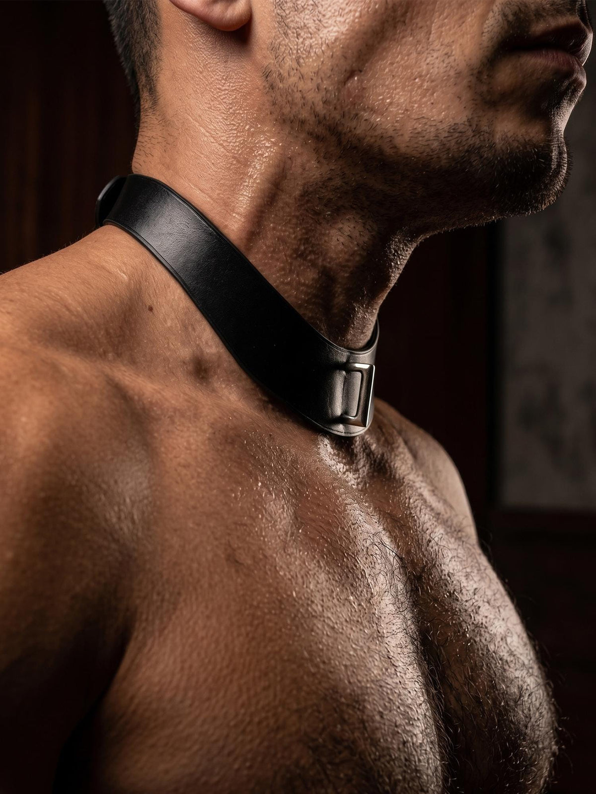 Handmade Personalized Leather Choker necklace for Men Women,Custom Engraved Name Collar,Couples Gothic Jewelry,Soulful Anniversary Gift