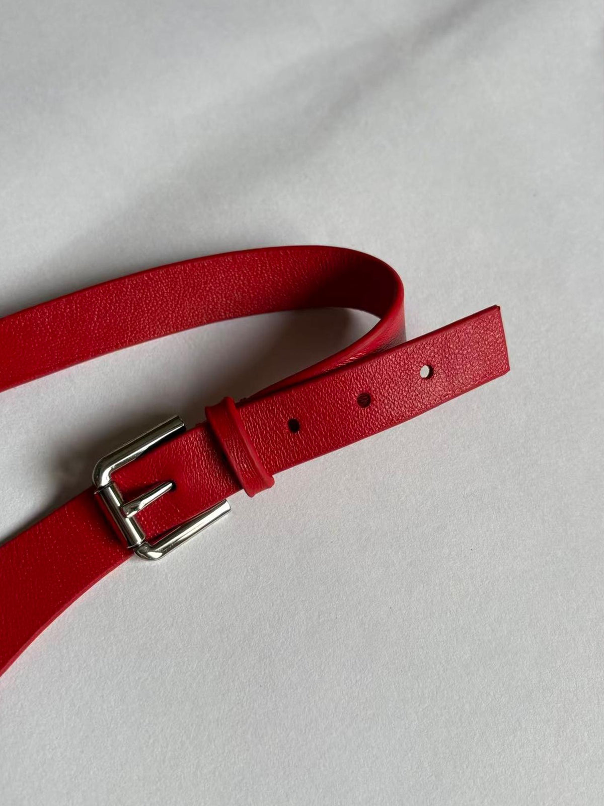Handmade Red Leather Thong for Women, Custom Soft Calfskin Lingerie, Stage Performance Clubwear, underwear Gift for Girlfriend Wife