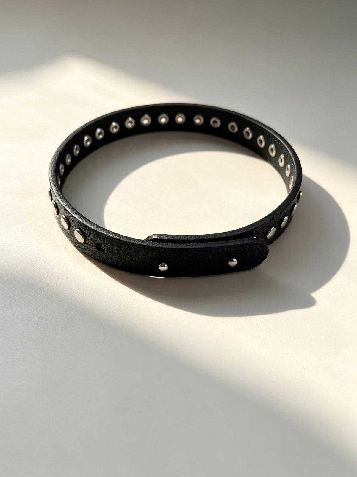 Handmade Personalized Full Rivet Leather Choker for Men,Heavy Punk Collar,Thin Gothic Spike Necklace for Women,Gift for Boyfriend Girlfriend