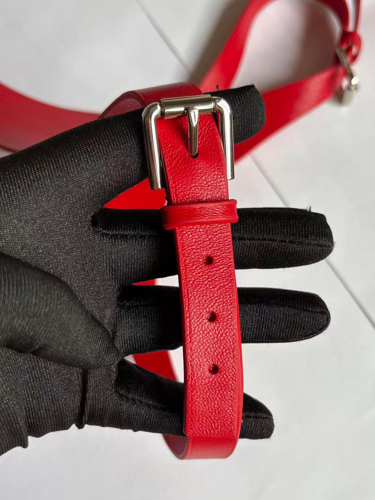 Handmade Red Leather Thong for Women, Custom Soft Calfskin Lingerie, Stage Performance Clubwear, underwear Gift for Girlfriend Wife