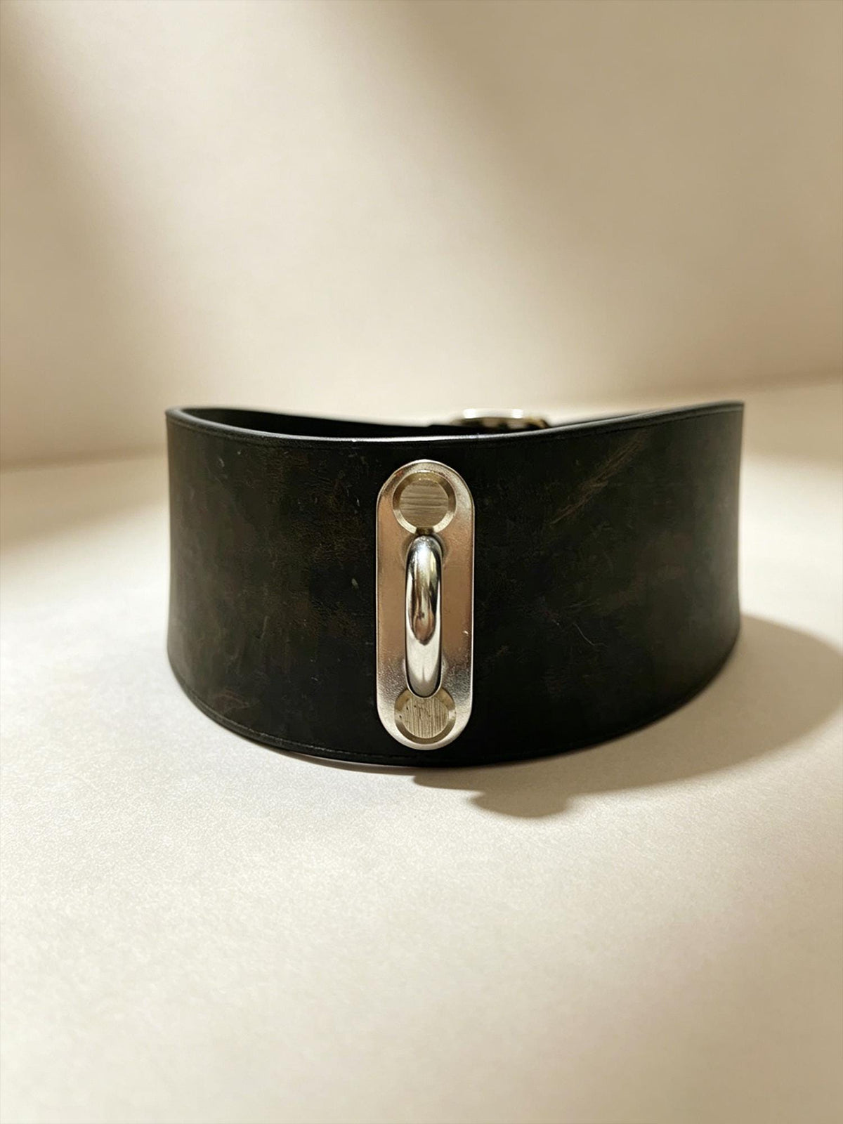Handmade Personalized Crazy Horse Genuine Leather Choker for Men Women,Custom Engraved Name Collar,Rugged Couples necklace,Anniversary Gift