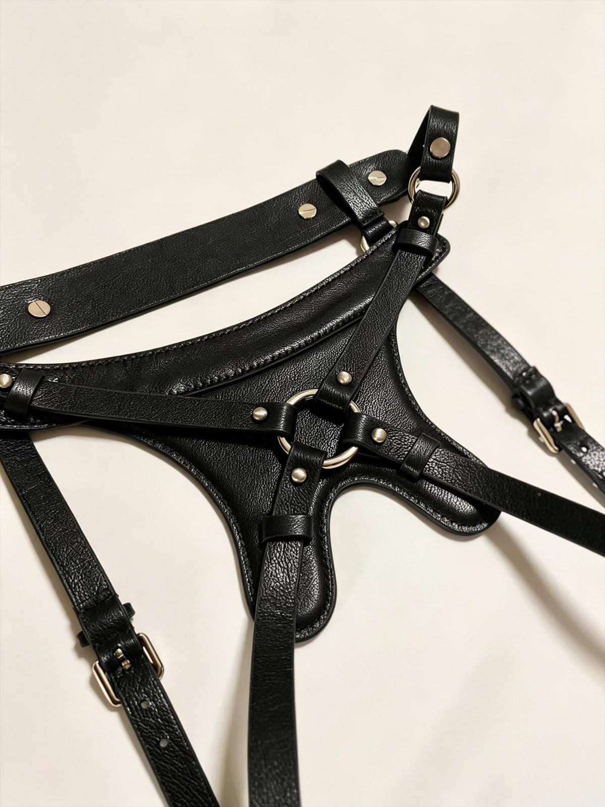 Handmade Personalized men's Genuine Leather Thong,Custom Engraved Name G-String with O-Ring,Harness underwear,Gift for boyfriend husband
