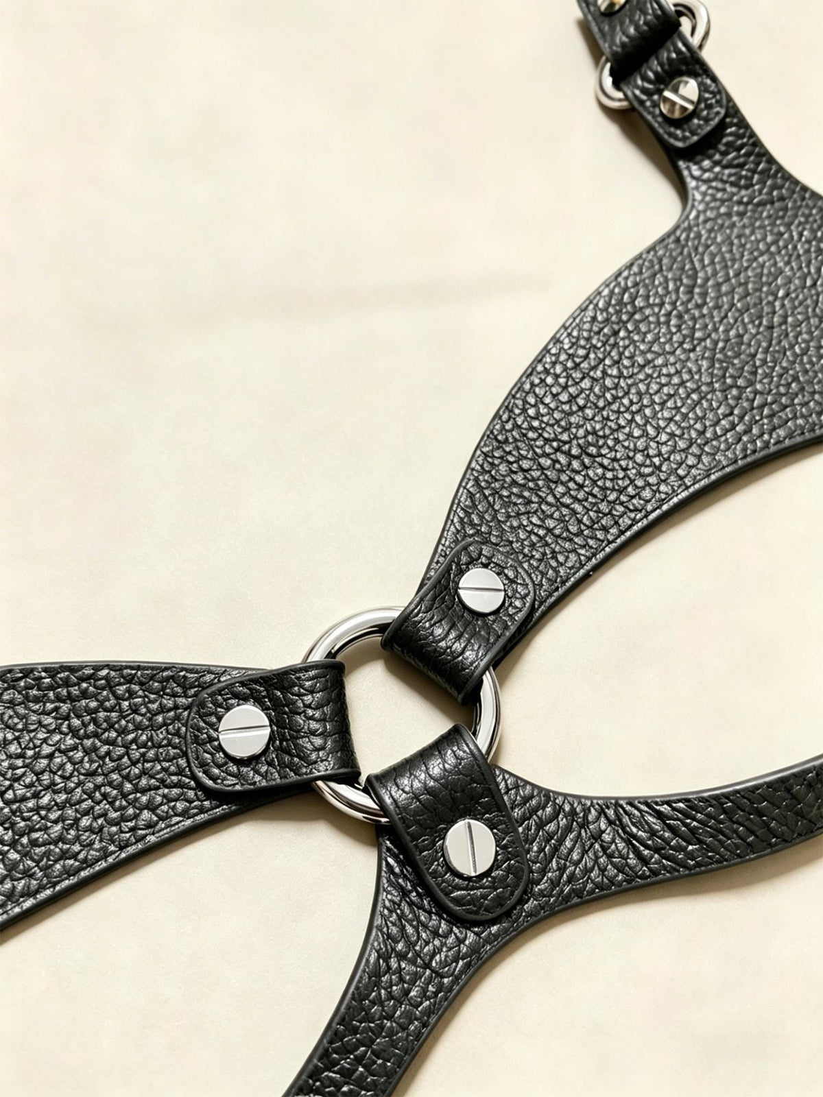 Handmade Personalized Cut-out Leather Bra for women,Genuine Leather Chest Harness,Body Cage,Custom Fetish Wear.High-End Leather Accessory