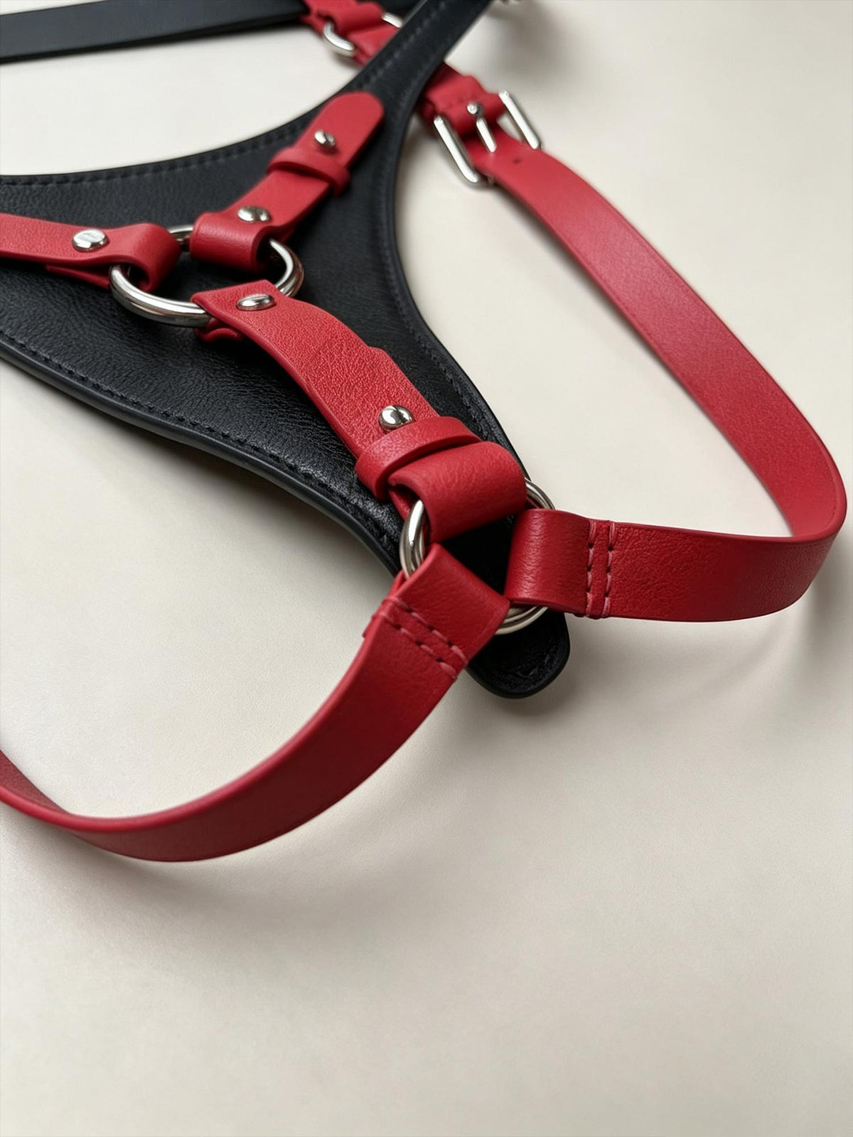 Handmade Personalized Women's Genuine Leather Thong,Custom Engraved Name G-String with O-Ring,Harness underwear,Gift for Girlfriend Wife
