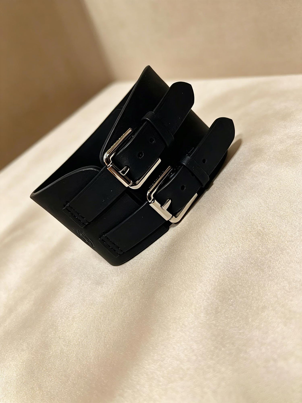 Handmade Personalized Wide Crazy Horse Genuine Leather Choker,Custom name Statement O-Ring Collar, Gothic Punk Necklace,gift for boyfriend