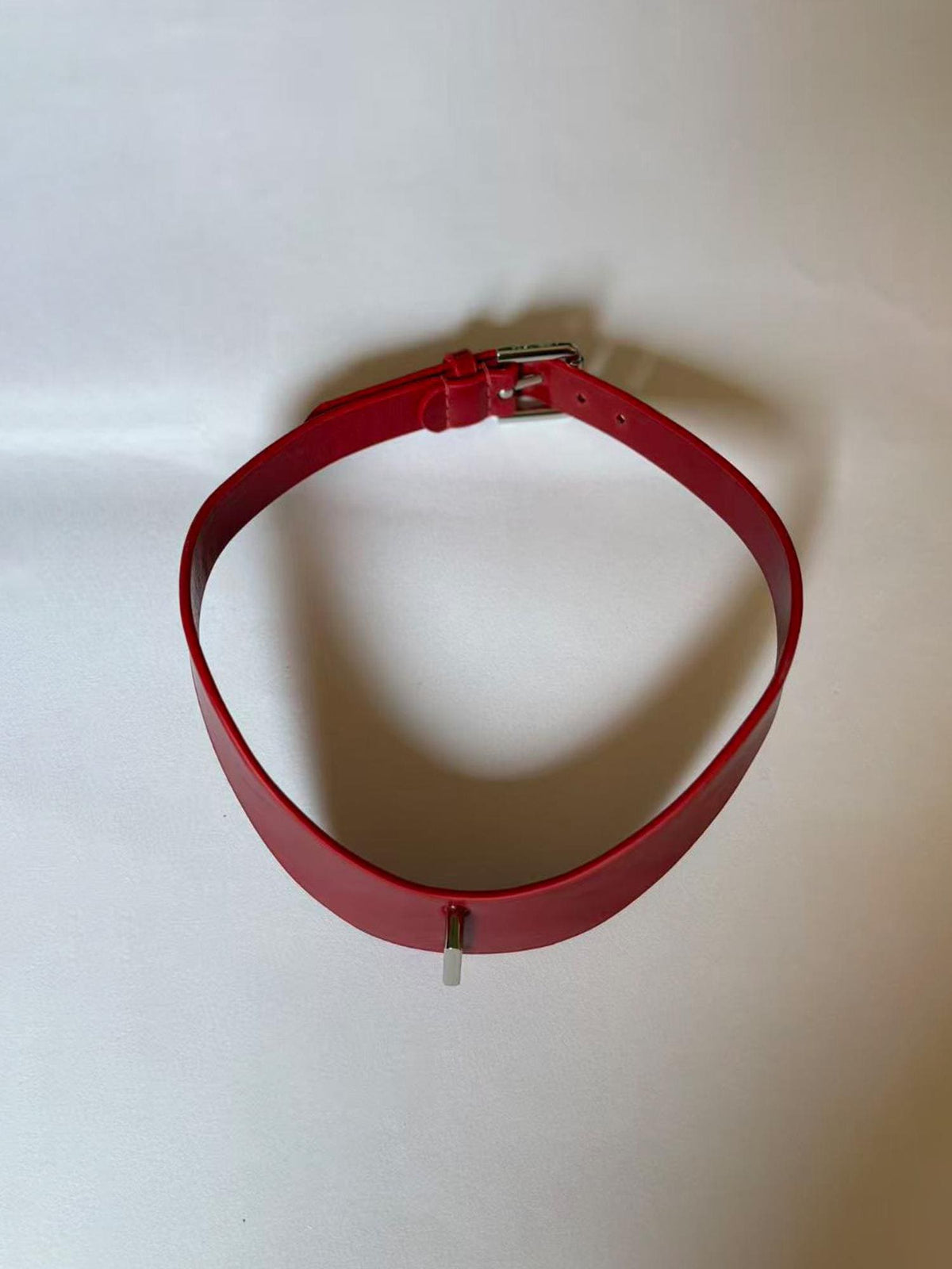 Handmade Personalized red Leather Choker necklace for Men Women,Custom Engraved Name Collar,Couples Gothic Jewelry,Soulful Anniversary Gift