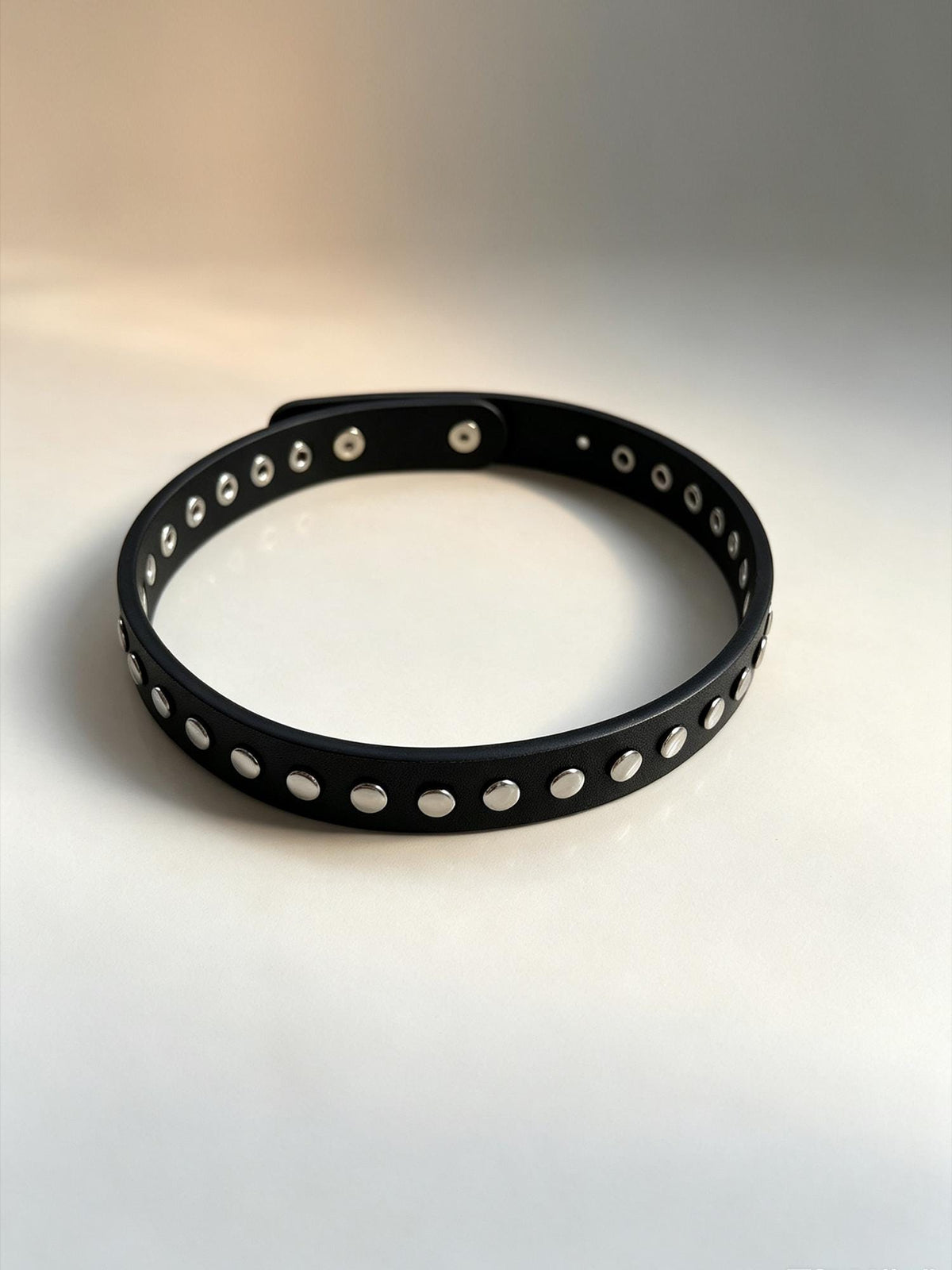 Handmade Personalized Full Rivet Leather Choker for Men,Heavy Punk Collar,Thin Gothic Spike Necklace for Women,Gift for Boyfriend Girlfriend