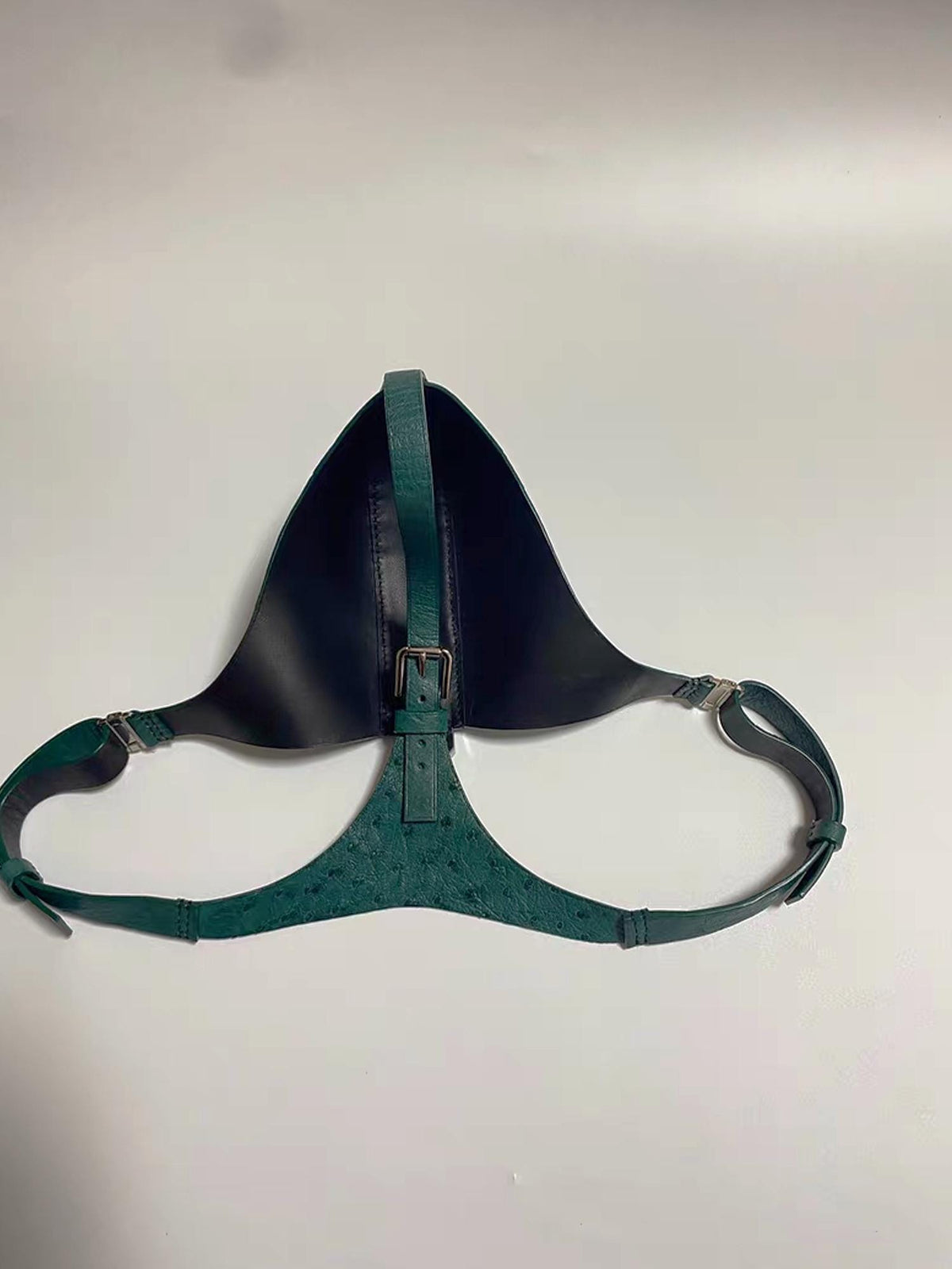 Handmade Genuine Ostrich Leather Thong for Men – Exotic South African Ostrich Hide ,Gift for Husband Boyfriend, Anniversary Present